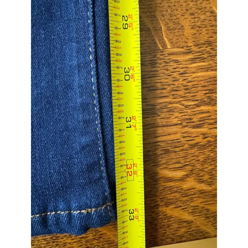 FRAME Le Slim Palazzo Jeans in RINSE Size L29 TALL - Picture 8 of 10